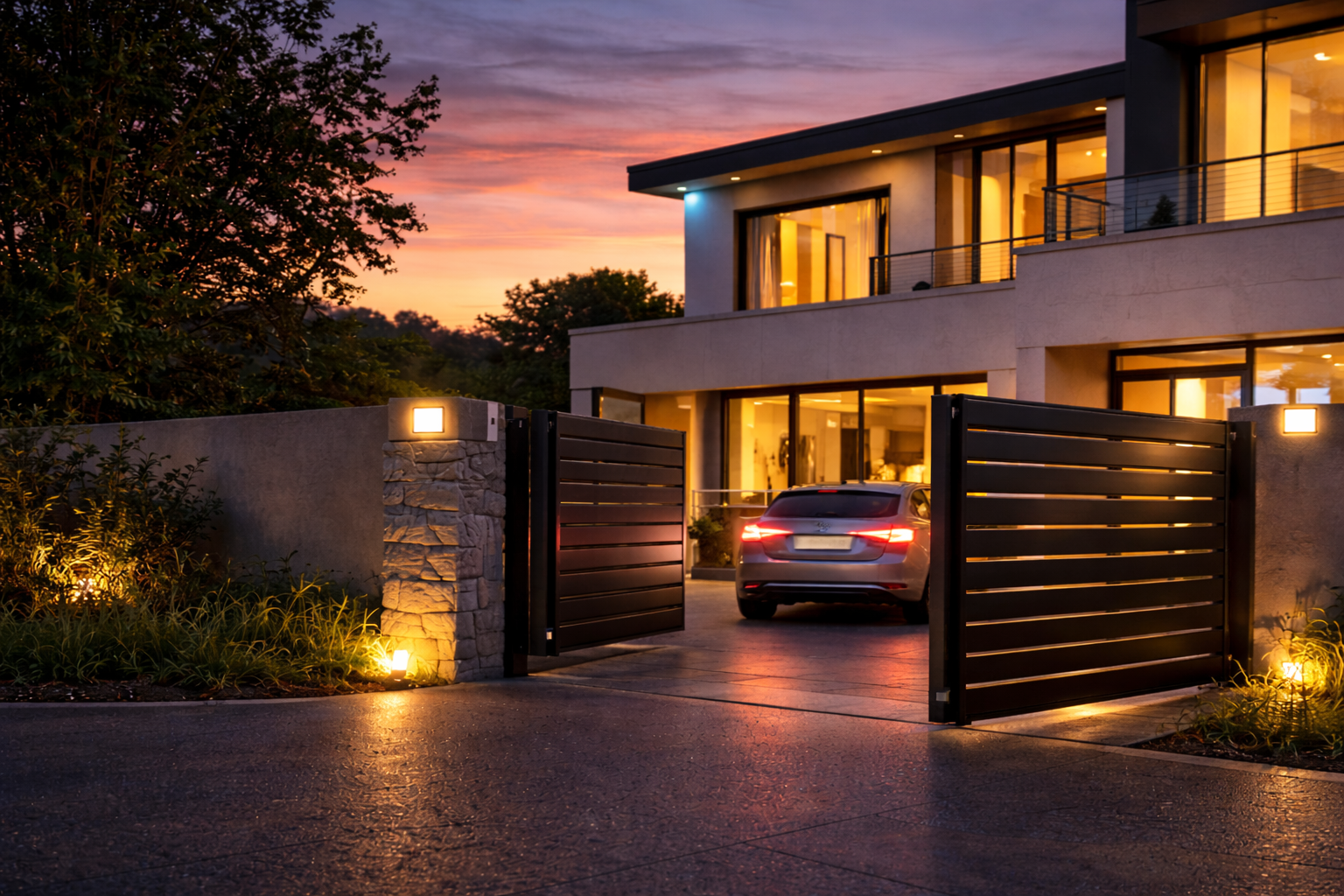 Smart Arrival: Gate, Garage, Aircon